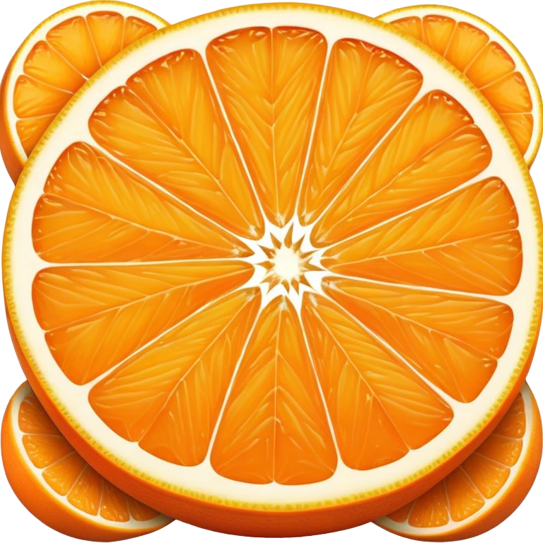 Slice of orange emoji