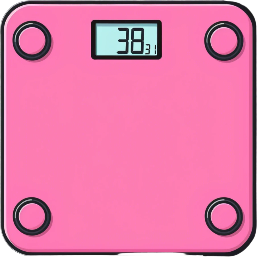 pink body scale emoji