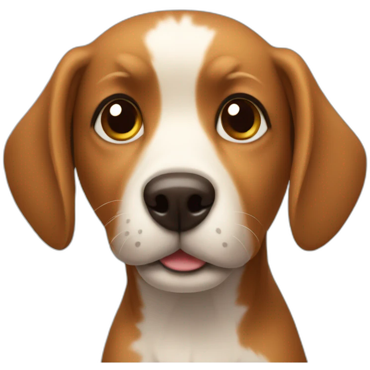 A little dog emoji