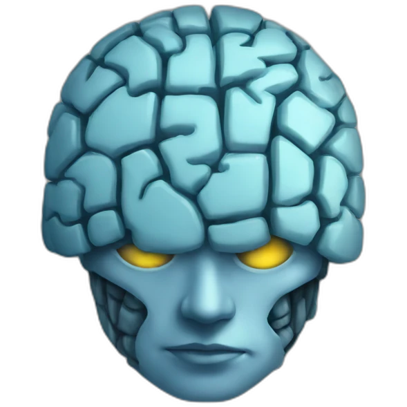cyber brain emoji