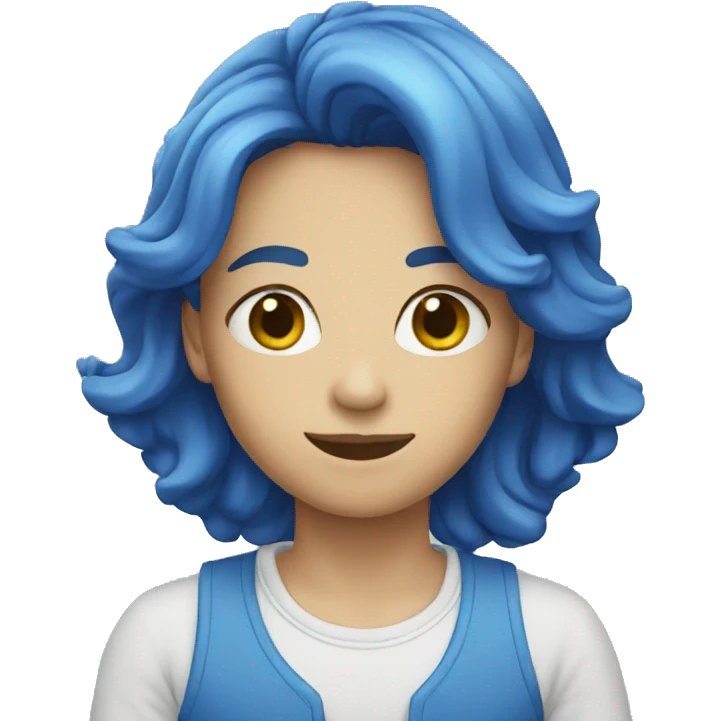 blue  emoji