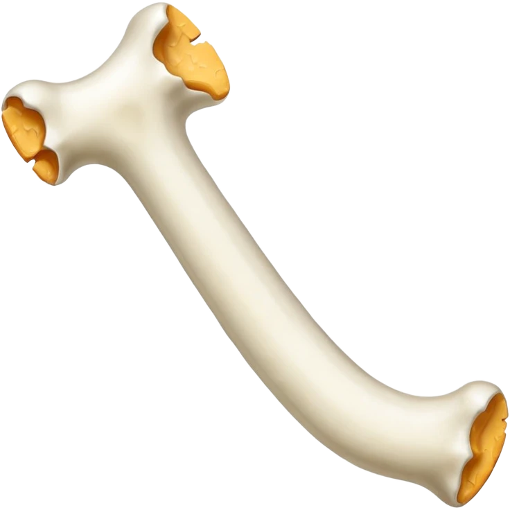 a bone with osteoporosis emoji