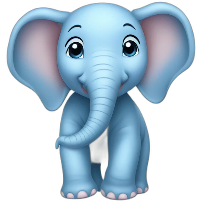 baby blue elephant emoji