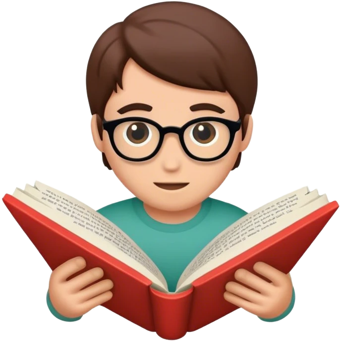 Reading a book emoji