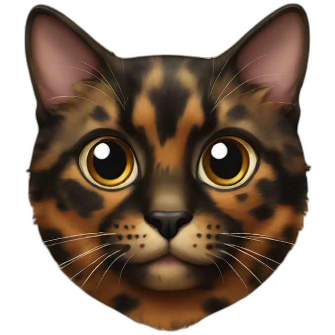 Tortoiseshell cat emoji