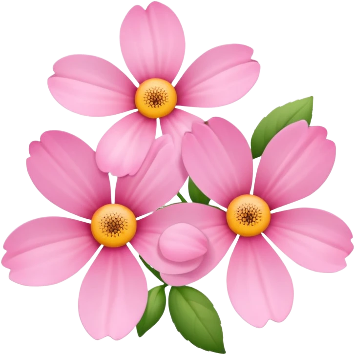 pink flowers emoji