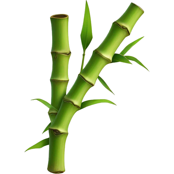 A small piece of bamboo emoji