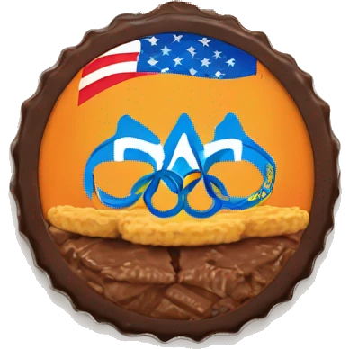 olympic medal branded reese's emoji