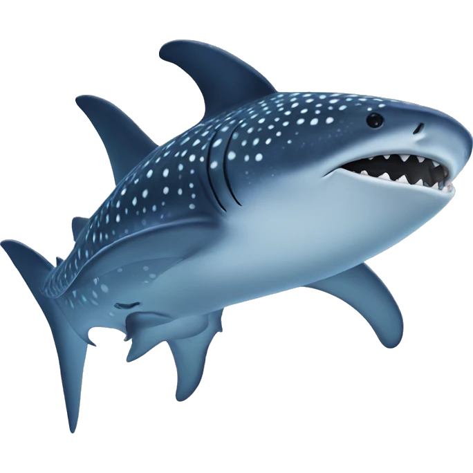Whale shark emoji