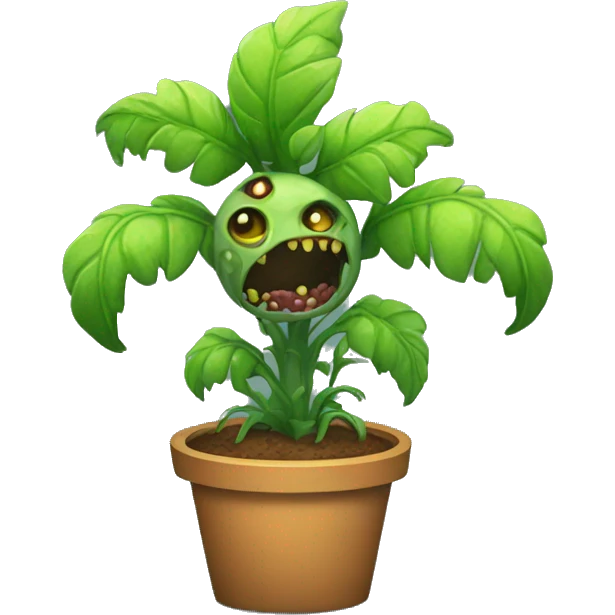 zombie plant emoji