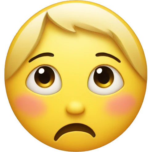 Happy and sad face  emoji