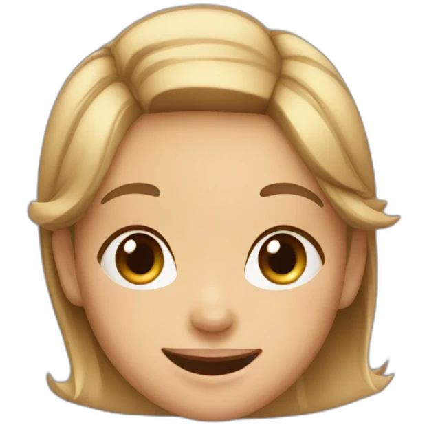 Happy girl emoji