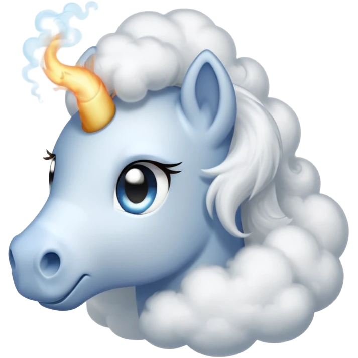 puffing pony emoji emoji