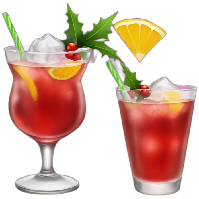 christmas cocktails emoji