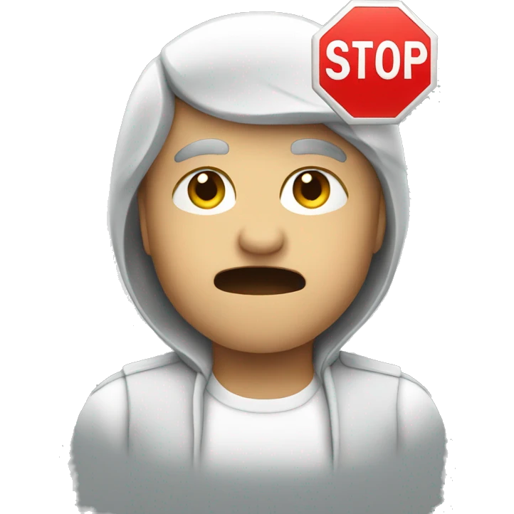 STOP emoji