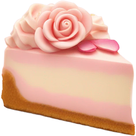 Rose cheesecake emoji