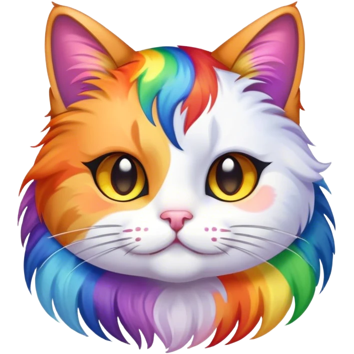 rainbow cat emoji