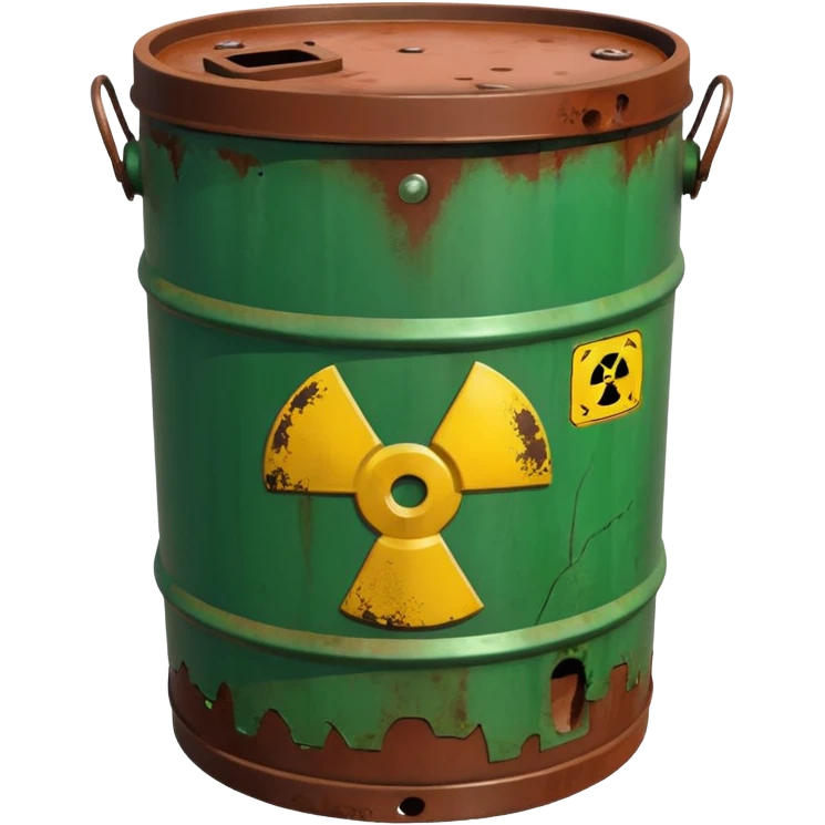Radioactive waste barrels emoji