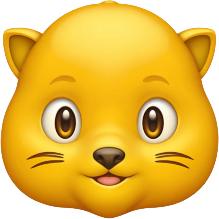 全黄色的煎蛋 emoji