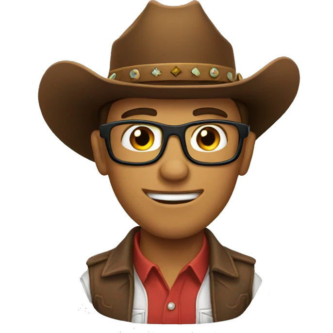 geek cowboy emoji