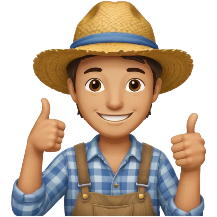 papa le gusta la iidea granjero  con puño de like emoji