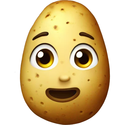 Potato looking like a girl  emoji