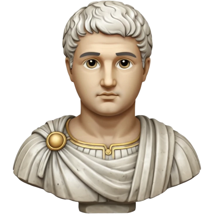 white classical roman bust emoji