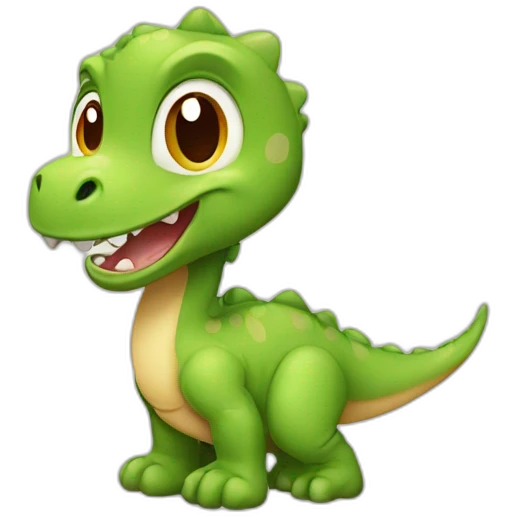 a baby dinosaur emoji