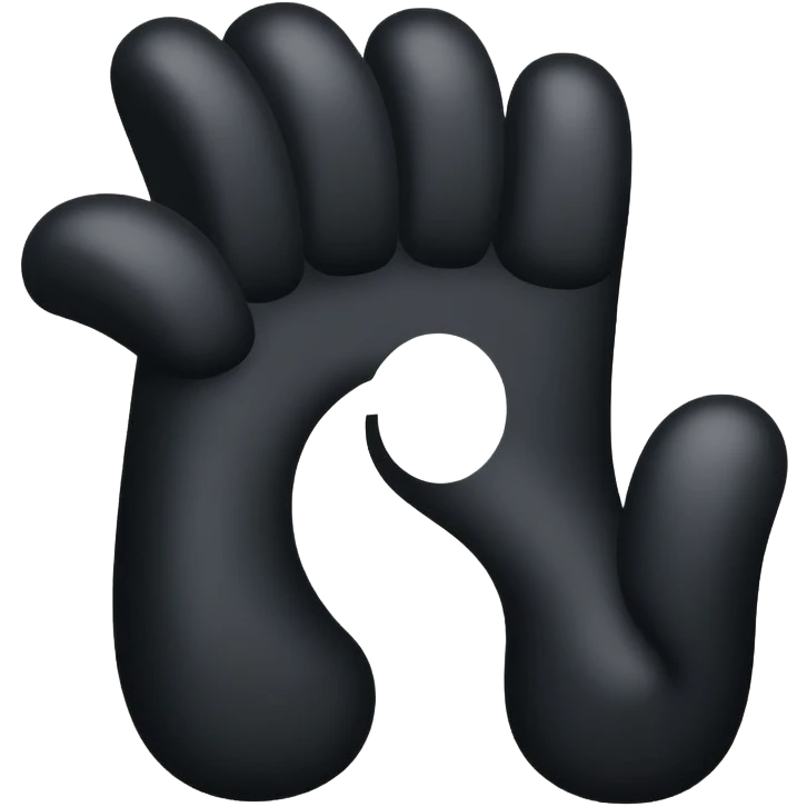 Dark thumb up emoji