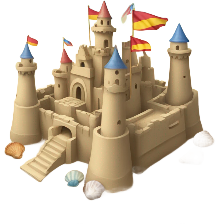 sandcastle emoji