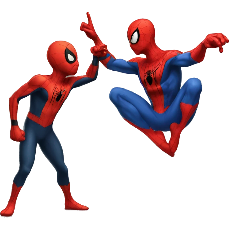 spiderman pointing at spiderman pointing at spiderman  emoji