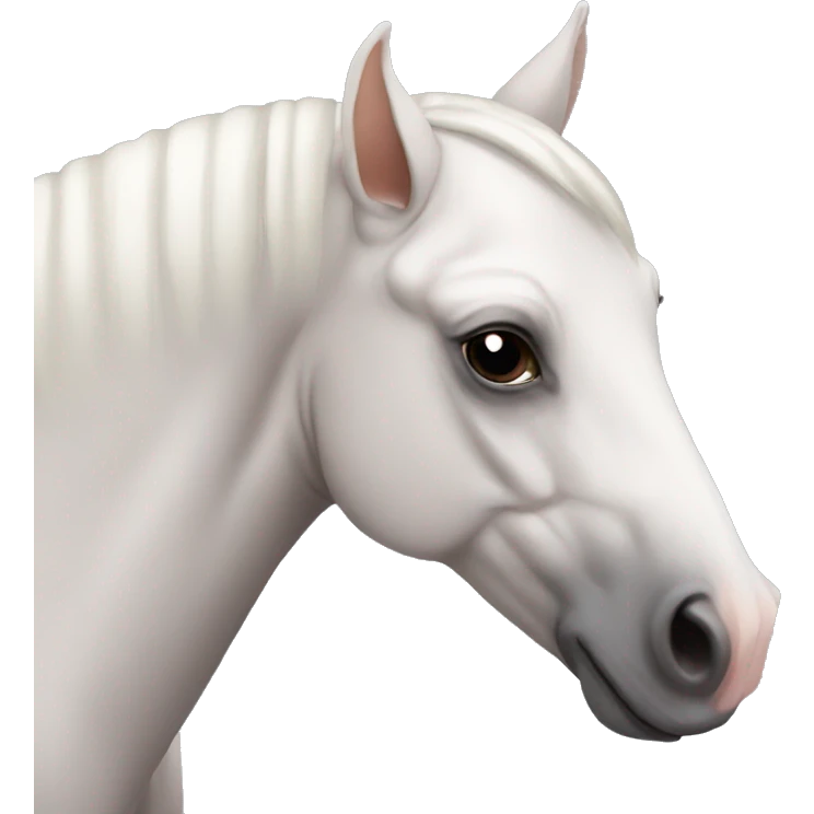 bald hairless horse emoji