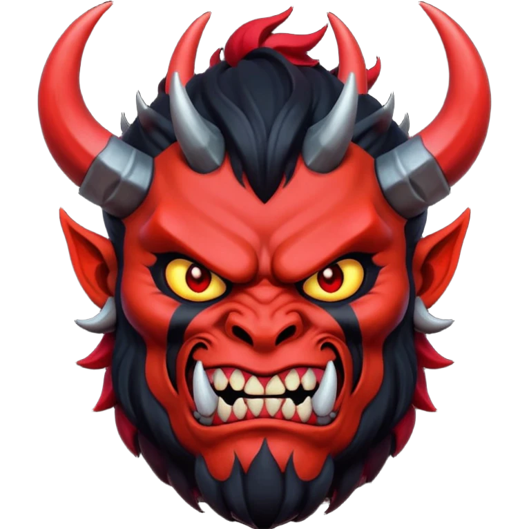 dark oni emoji