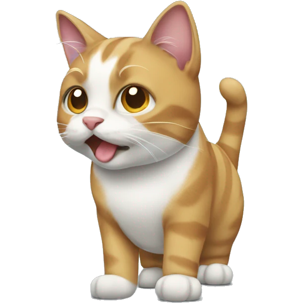 Cat with rebound  emoji