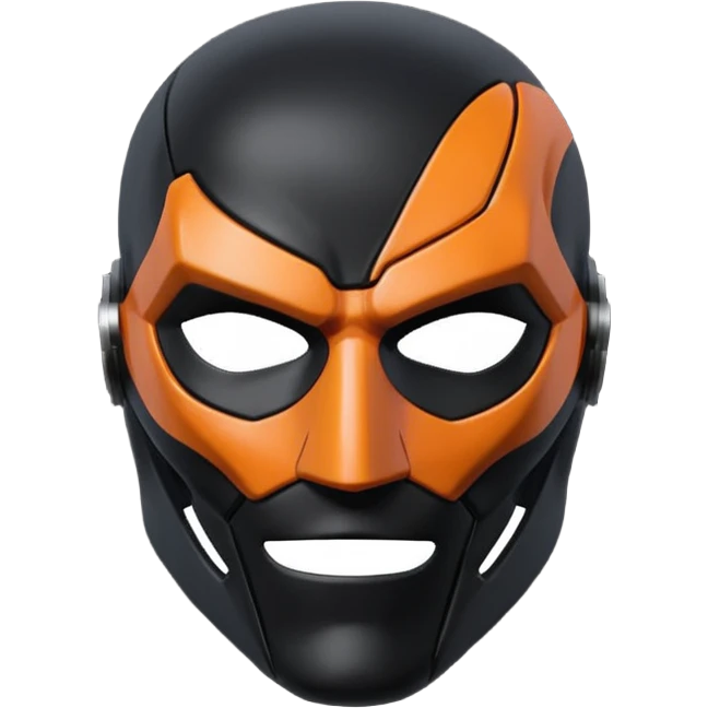 Death stroke mask all black emoji