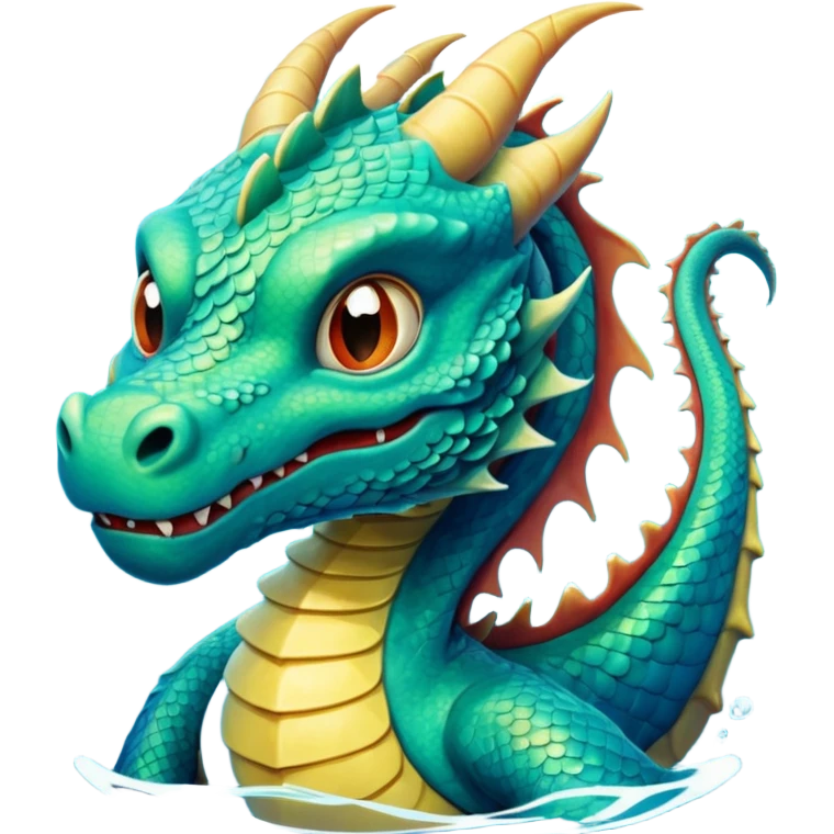 dragon in the sea emoji