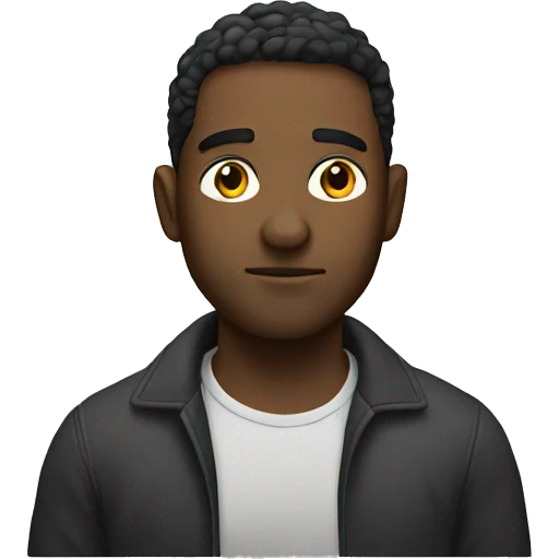 Man side eyeing emoji
