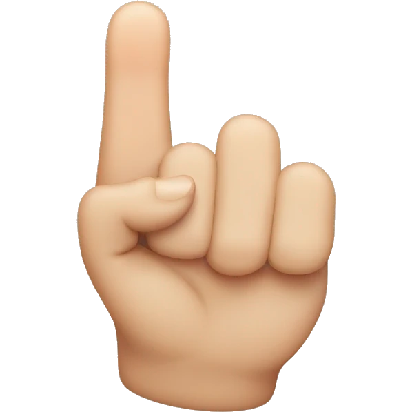 Thumb side finger  emoji