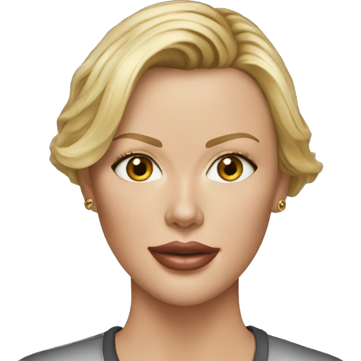 ultra realistic charlize theron wearing shirt emoji
