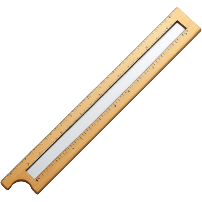 white ruler emoji