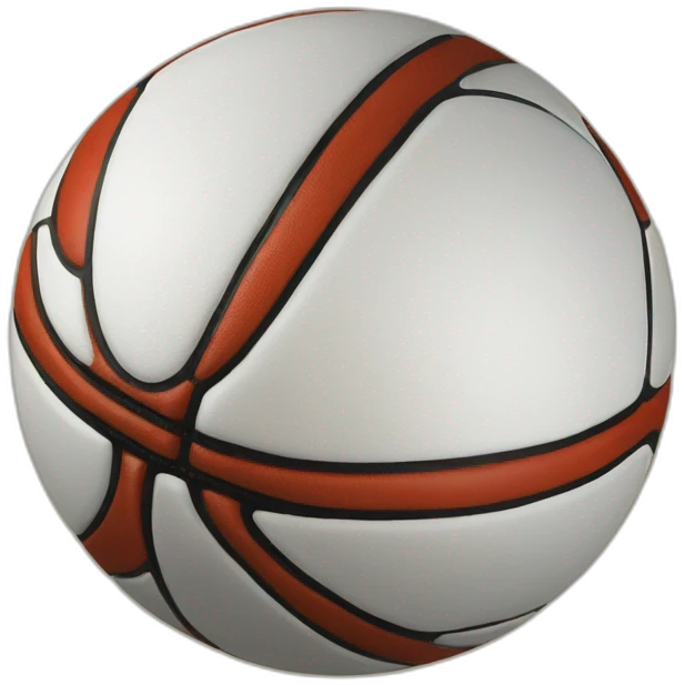 Ball with Michael Jordan's sign emoji