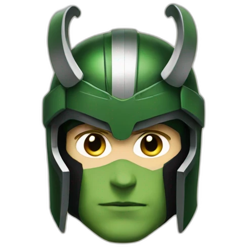 loki wearing helmet emoji