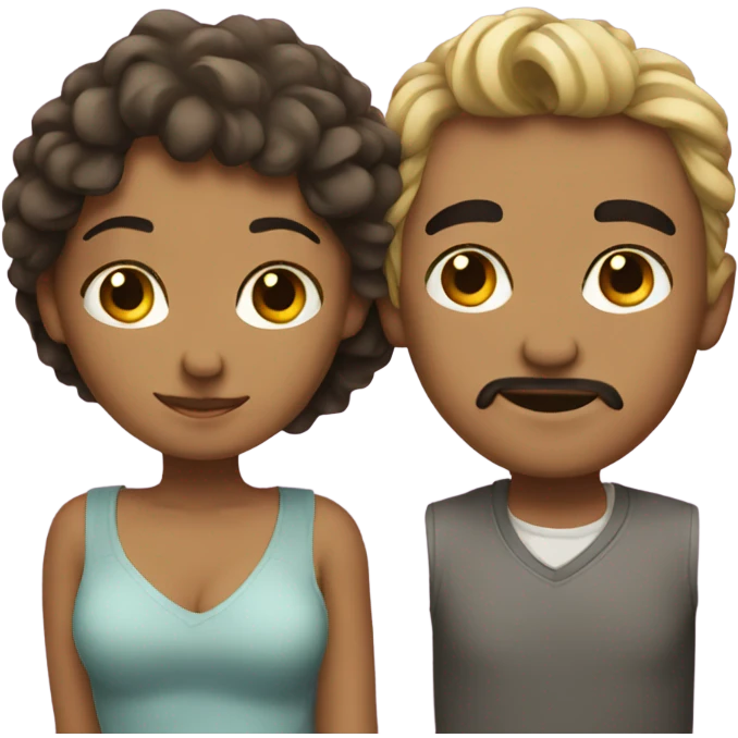 Lovers chilling emoji