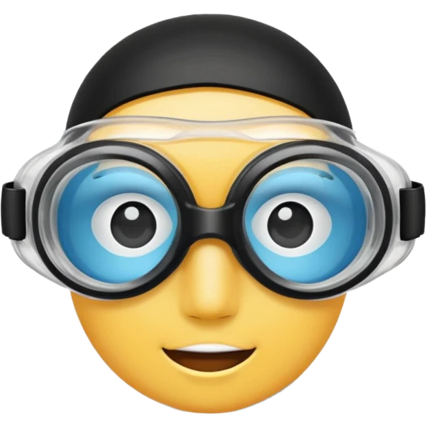 Waterproof swim goggles 🏊‍♂️ emoji