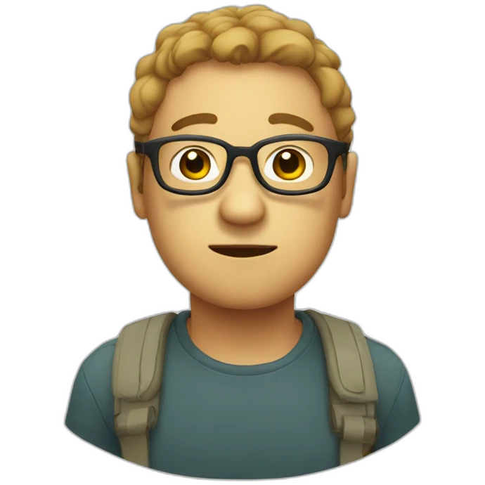 wojak with glasses emoji