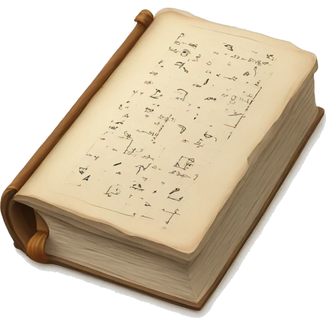 book with mathematics in their pages emoji