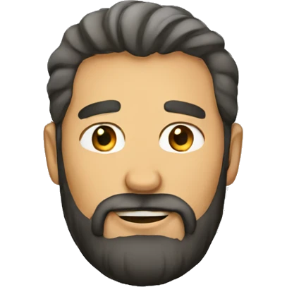man with beard emoji