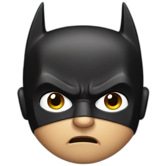batman looking confused emoji