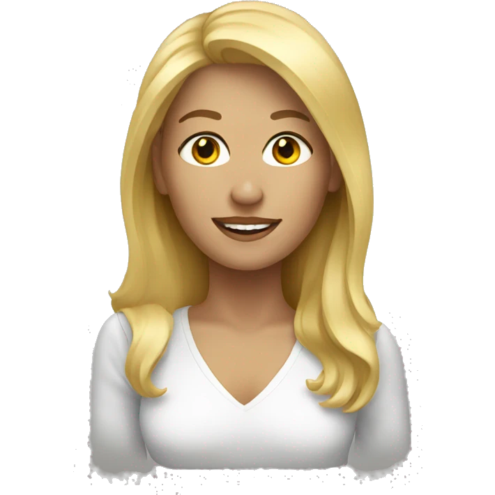 blonde woman emoji