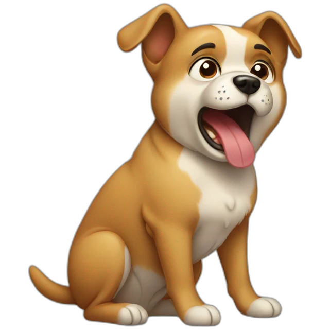 dog crying emoji